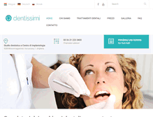 Tablet Screenshot of dentissimi.com